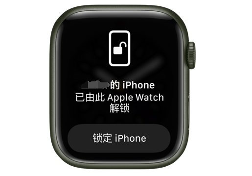 齐河苹果手机维修分享用 AppleWatch 解锁配备面容 ID 的 iPhone方法 