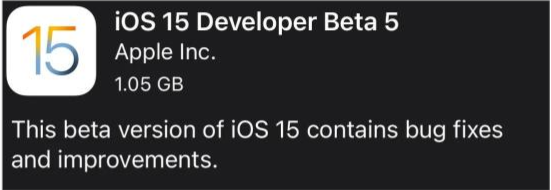 齐河苹果手机维修分享如何升级到iOS15.0 beta5 